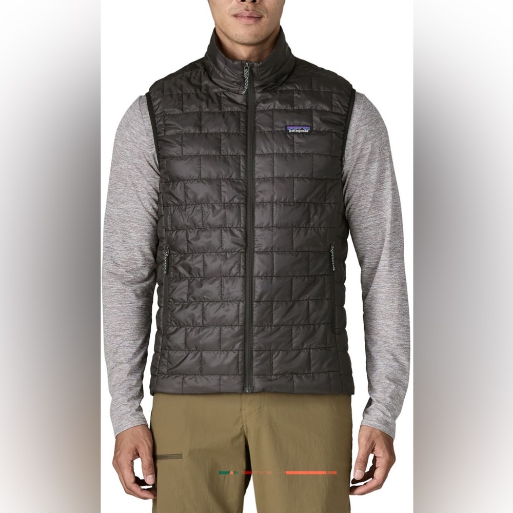 PATAGONIA + HOME DEPOT || Nano Men's Black Quilted Vest. Sz. XL